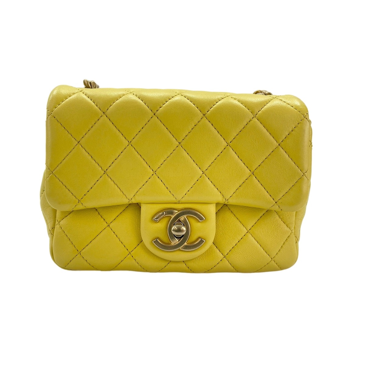 シャネル CHANEL ラムスキン ミニマトラッセ ショルダーバッグ【中古】