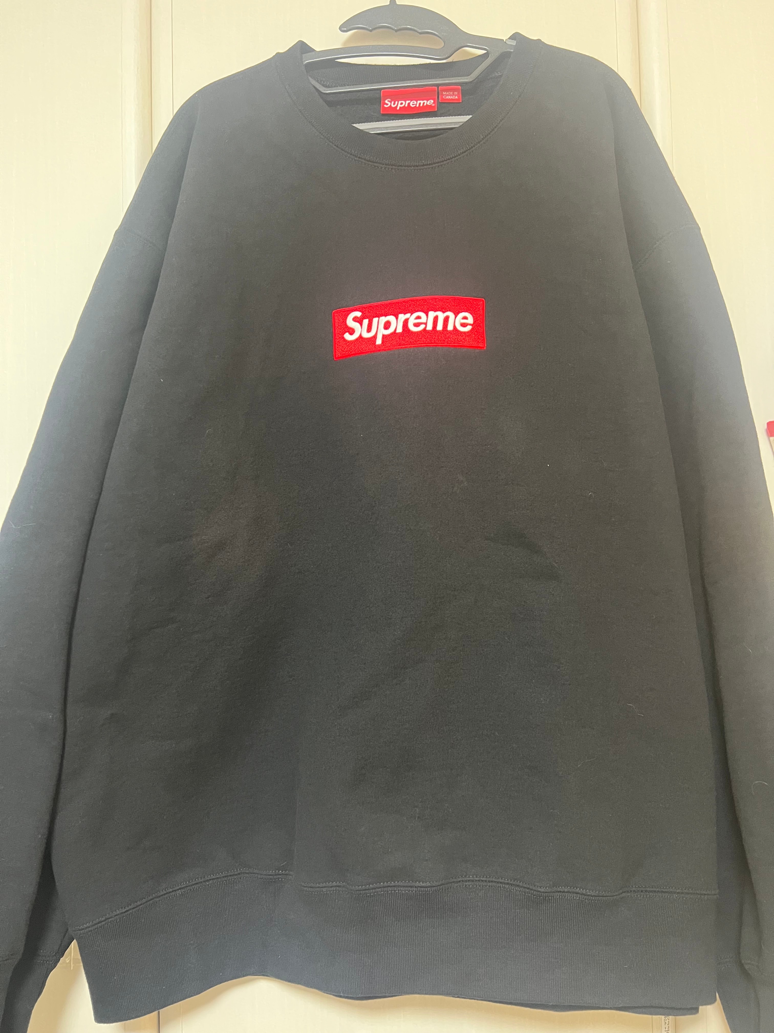 Supreme Box Logo Crewneck "Black" (22FW)