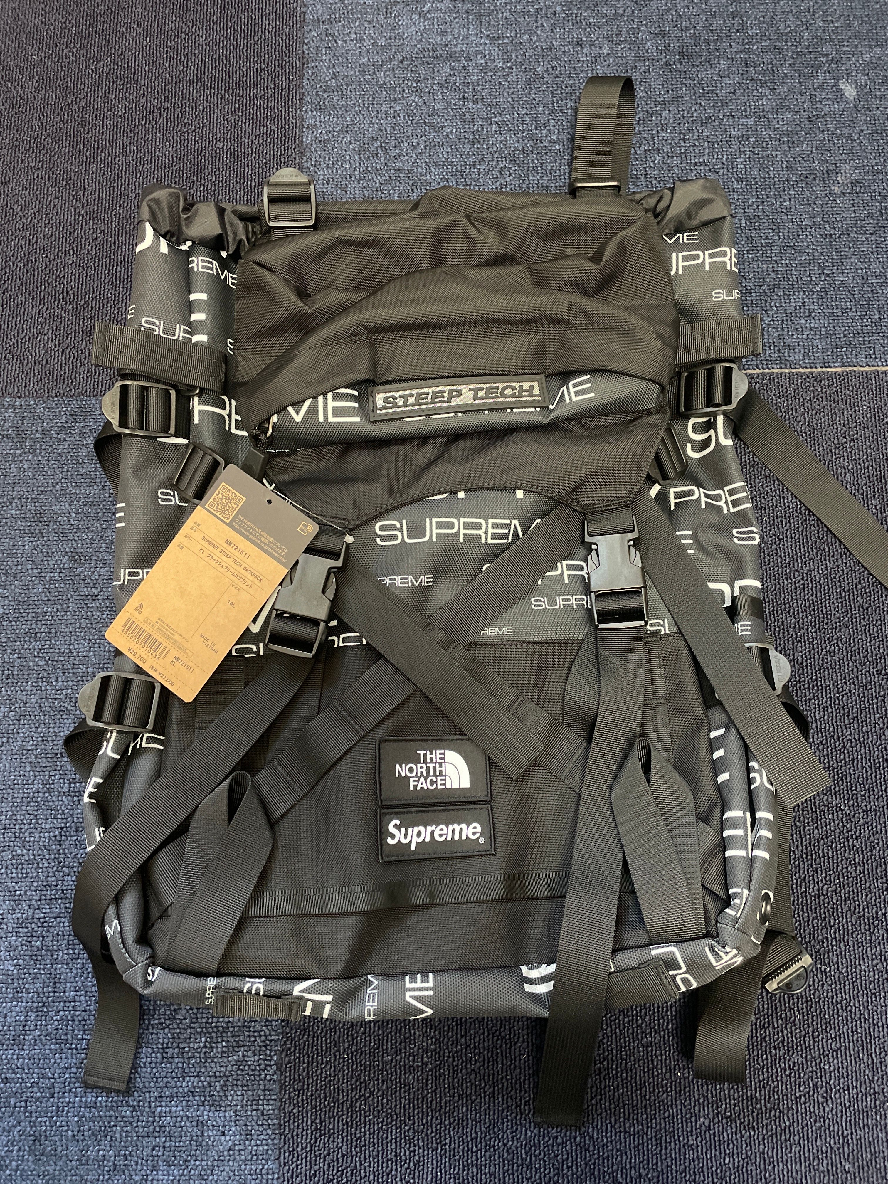 Supreme x The North Face Steep Tech Backpack "Black"