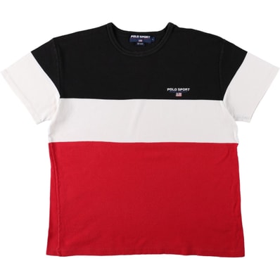 古着 90年代 ラルフローレン Ralph Lauren POLO SPORT ポロスポーツ 半袖 ロゴTシャツ メンズL相当 ヴィンテージ/eaa664472