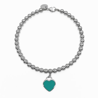 TIFFANY&Co. ティファニー リターン トゥ ハート タグ ビーズ ブレスレット
バングル 16cm リターン トゥ SV925 エナメル シルバー レディース
【中古】