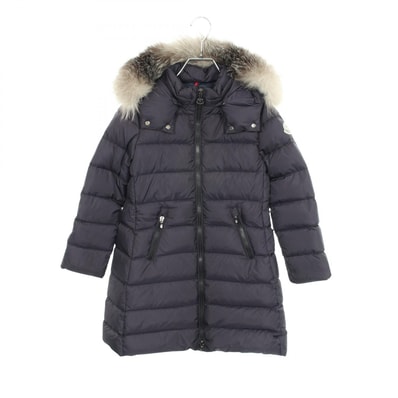 モンクレール MONCLER ABELLE キッズ ダウンジャケット 衣料品 アウター ナイロン レディース ネイビー系 4992125 【中古】