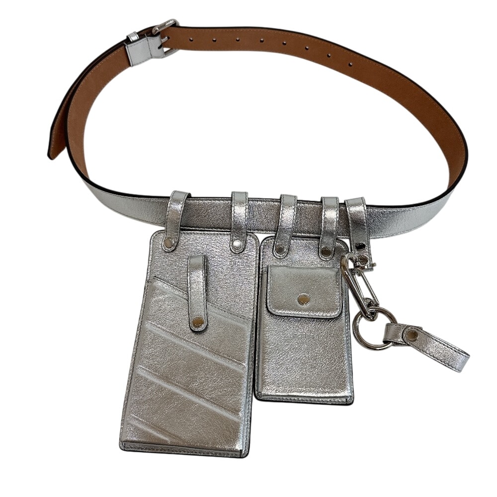 フェンディ FENDI ウエストバッグ ウエストバッグ マルチアクセサリー 8C0593 シルバー