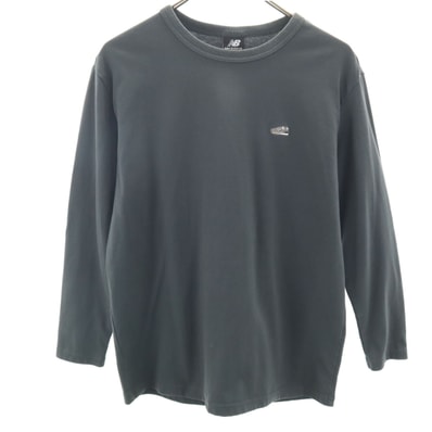 NEW BALANCE ニューバランス 長袖 Tシャツ S グレー ロンT
