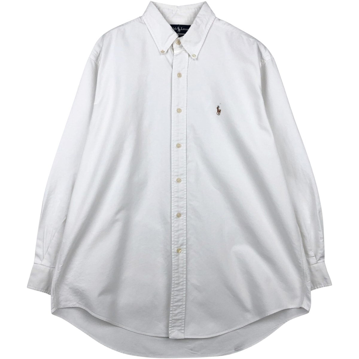 古着 ラルフローレン Ralph Lauren YARMOUTH 長袖 ボタンダウンシャツ メンズL相当/eaa628854