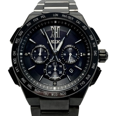 ☆☆SEIKO セイコー ブライツ フライトエキスパート SAGA211 ブラック 電波ソーラー メンズ 腕時計 箱・取説有