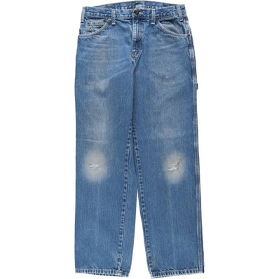 古着 ディッキーズ Dickies デニムペインターパンツ メンズw32相当/eaa631188