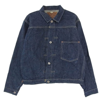 Buzz Rickson's バズリクソンズ C WORLD WAR II DENIM BLOUSE 1st TYPE 大戦モデル デニム ジャケット ブルー系 40【中古】