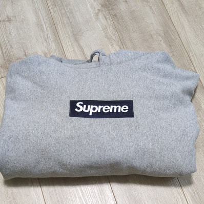 Supreme Box Logo Hooded Sweatshirt (25FW) "Heather Grey"