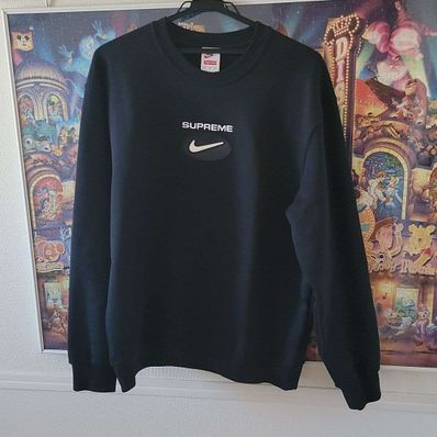 Supreme / Nike Jewel Crewneck "Black"
