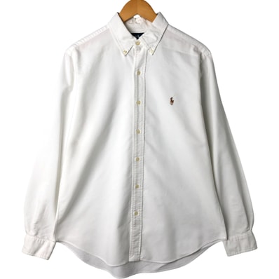 古着 ラルフローレン Ralph Lauren CLASSIC FIT クラシックフィット 長袖 ボタンダウンシャツ メンズM相当/eaa560115