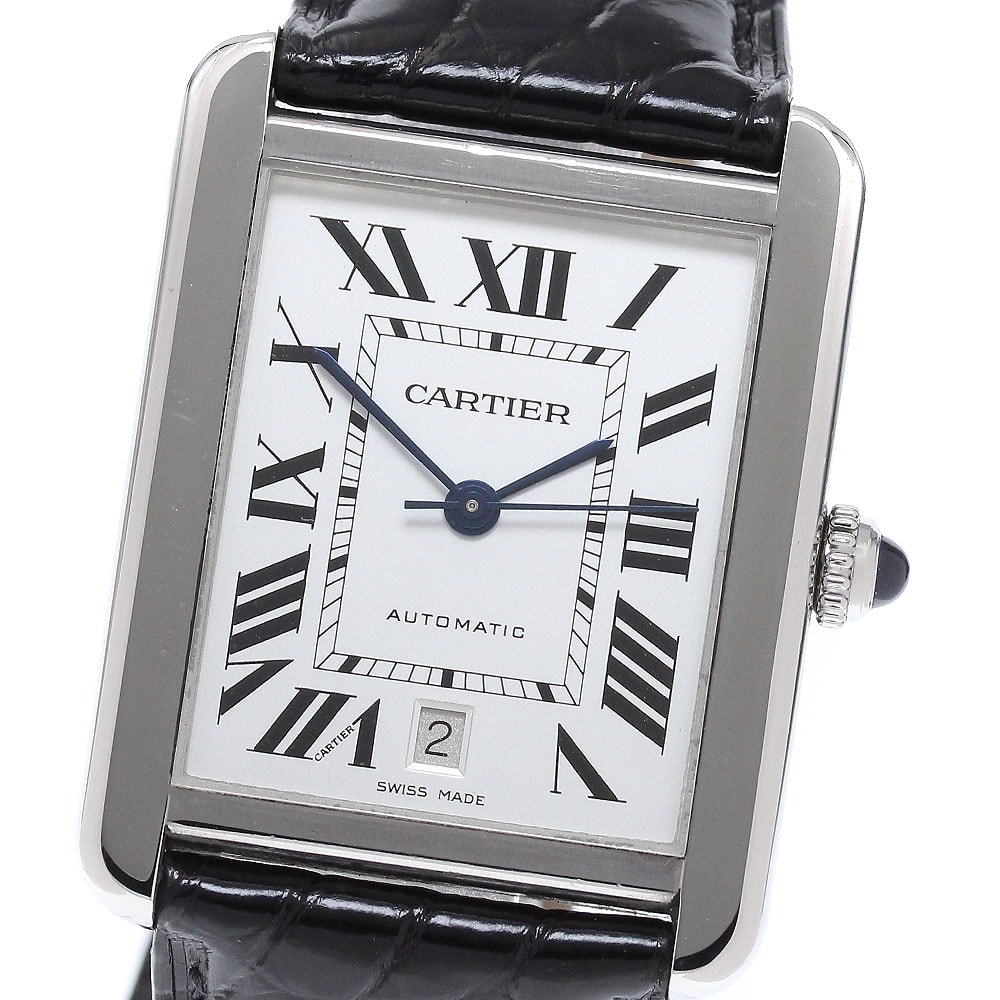 ☆良品 カルティエ タンクソロ XL W5200027 メンズ 【中古】