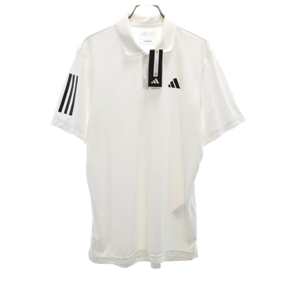 adidas アディダス 未使用 半袖 レギュラーフィット ポロシャツ M ホワイト