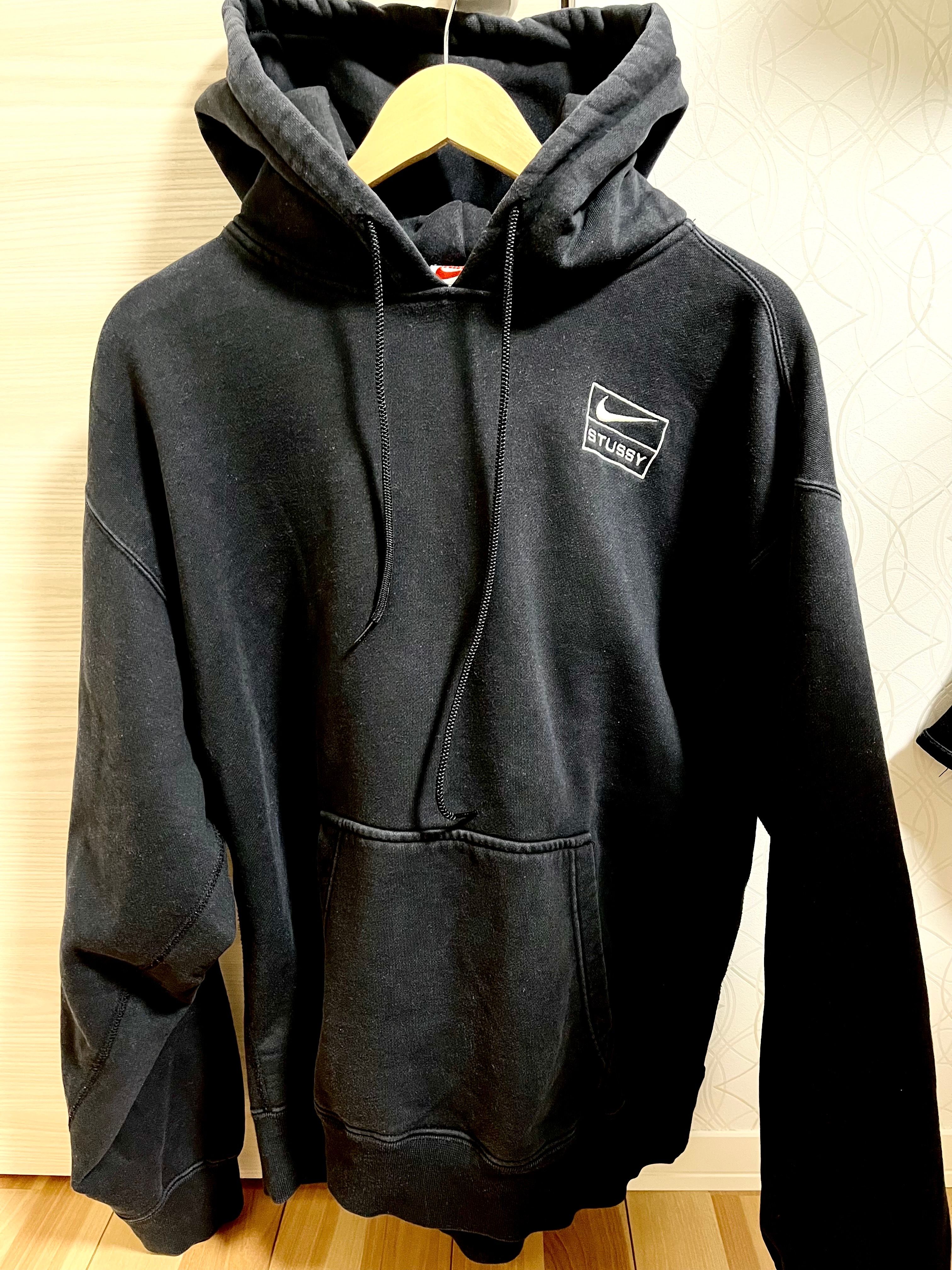 Stussy × Nike NRG Washed Hoodie (US Size) "Black" DN4028-010
