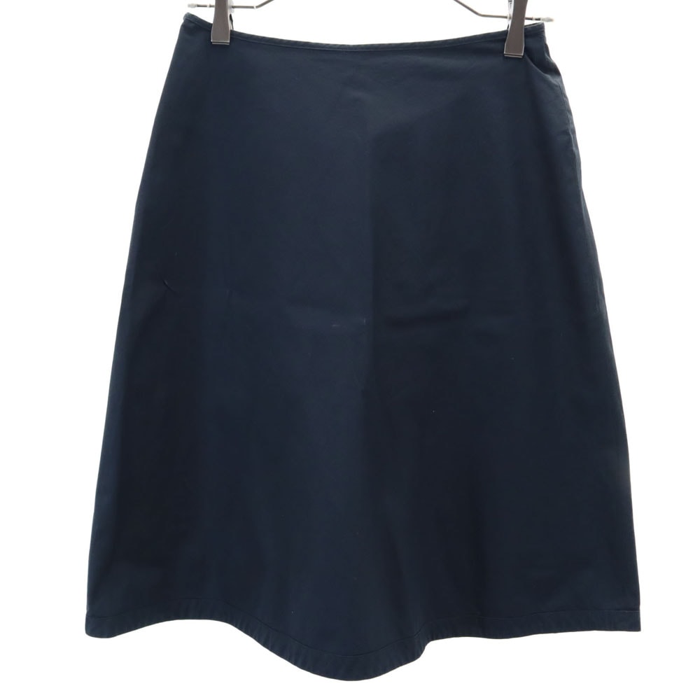 Emporio Armani エンポリオアルマーニ イタリア製 ミディスカート 38 濃紺