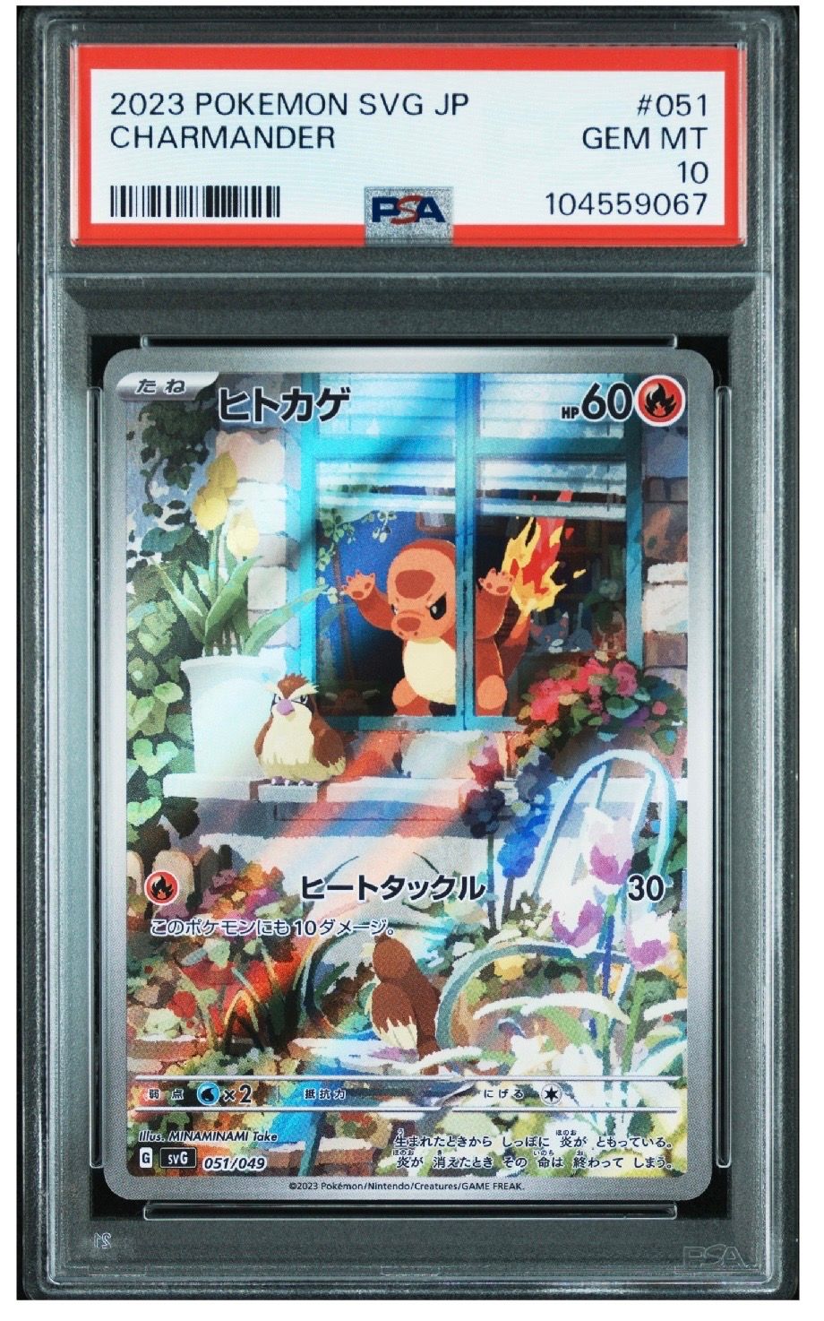 ヒトカゲ :フルイラスト [SVG 051/049](スペシャルデッキセットex「フシギバナ・リザードン・カメックス」)