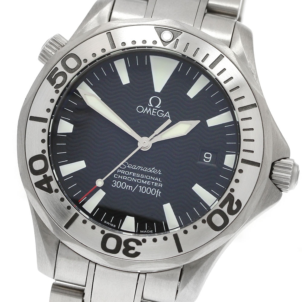 ☆美品  オメガ シーマスター300 デイト 2231.50 メンズ 【中古】