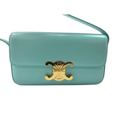 セリーヌ CELINE トリオンフ クロード ショルダーバッグ【中古】