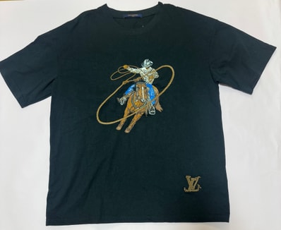 Louis Vuitton カウボーイ刺繍 Tシャツ