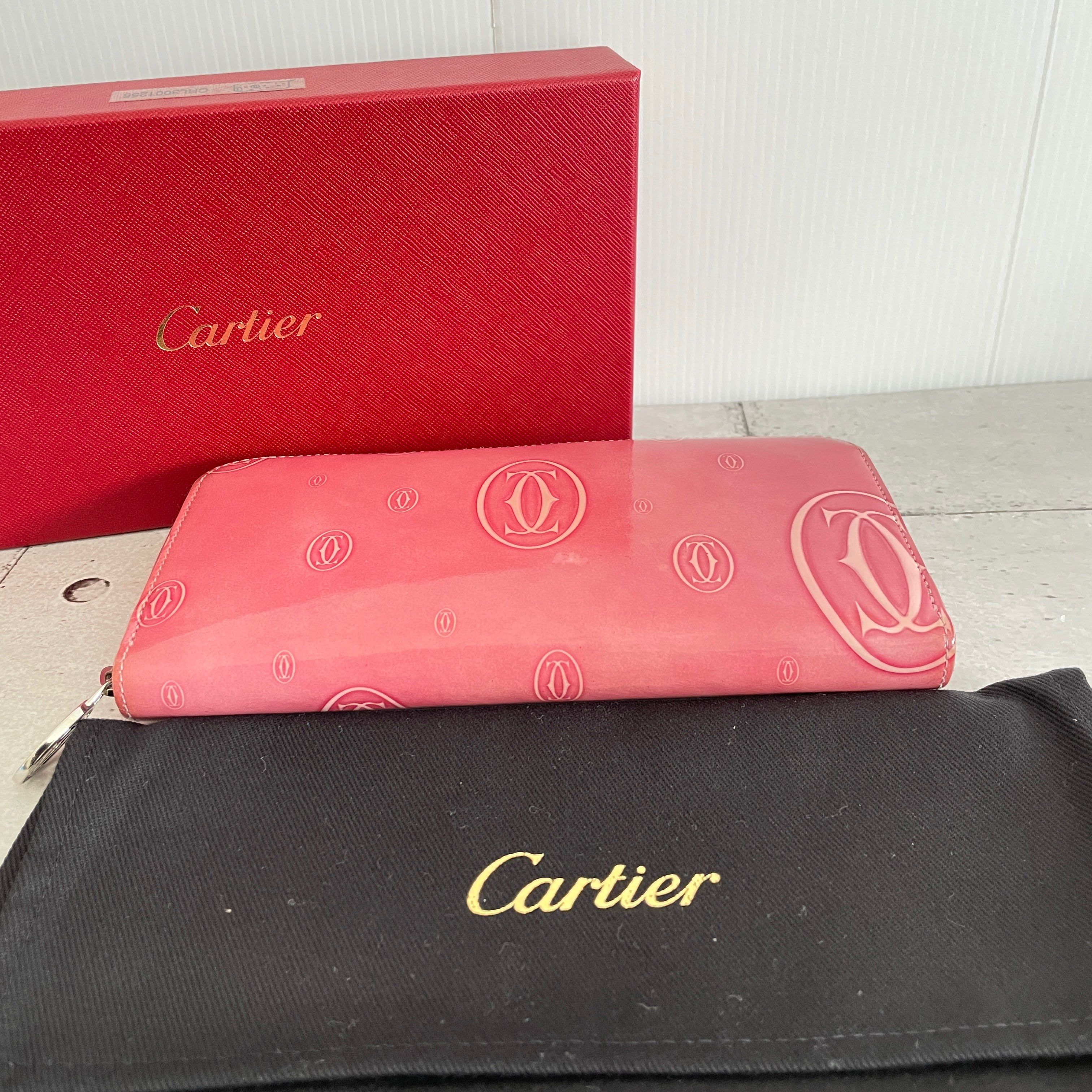 Cartier Happy Birthday Zippy Wallet "Pink"