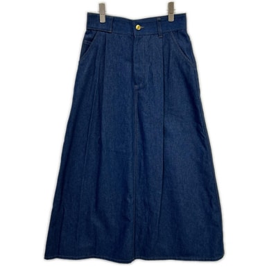 ザ・リラクス インディゴ デニム ロングスカート 38