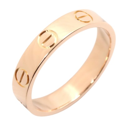 カルティエ CARTIER ミニラブリング リング・指輪 ジュエリー K18PG(ピンクゴールド) レディース ゴールド系 B4085200 【中古】
