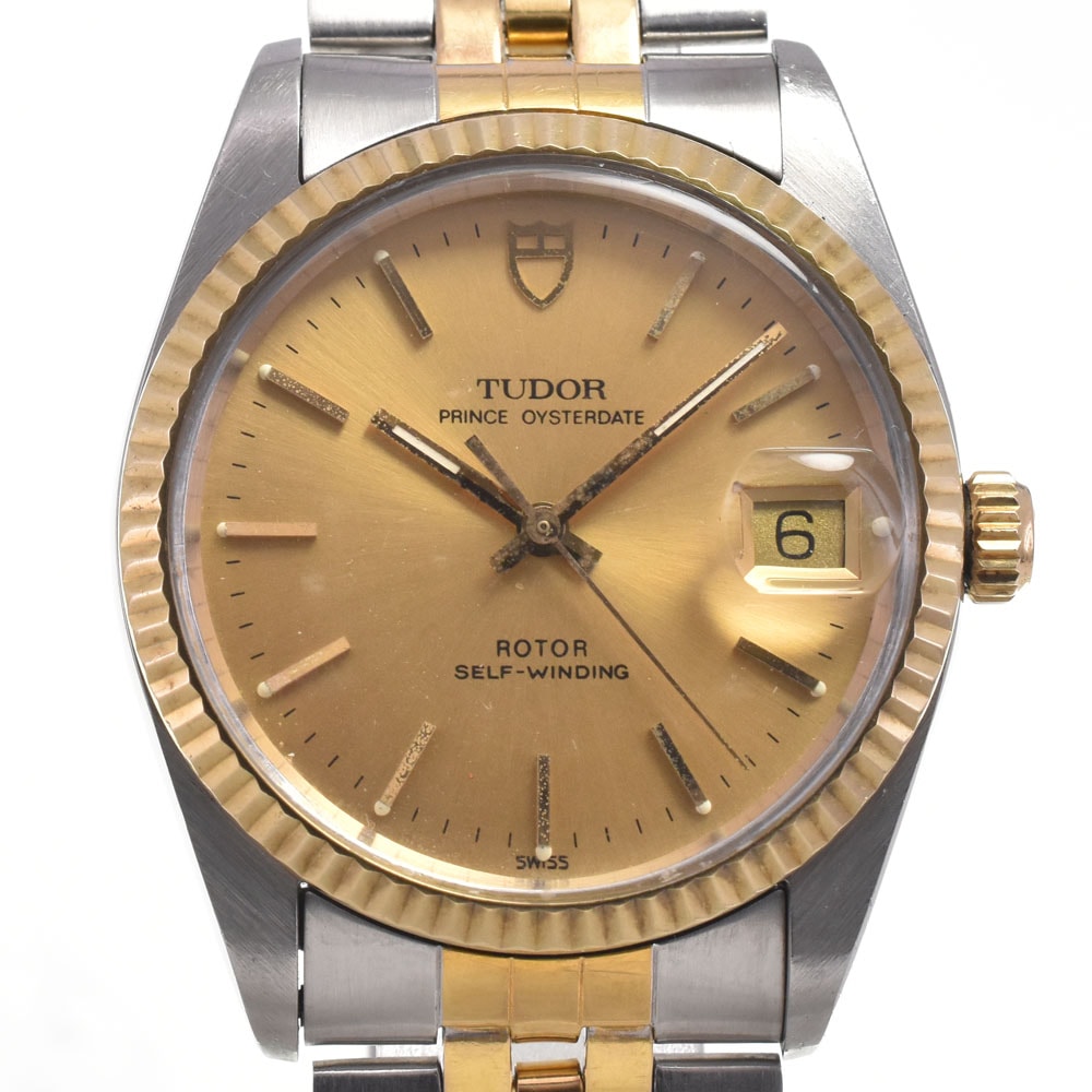 チューダー TUDOR 74033 プリンス オイスターデイト ゴールド 自動巻き メンズ 腕時計 I#147654