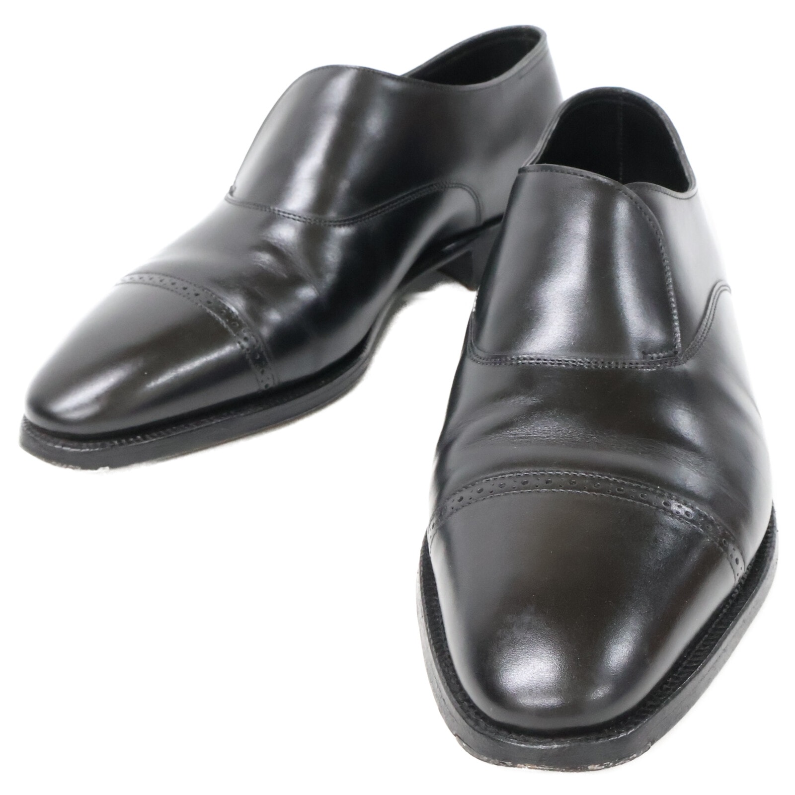 ジョンロブ PhilipII E1000ラスト パンチドキャップトゥ レザーローファー 5 1/2