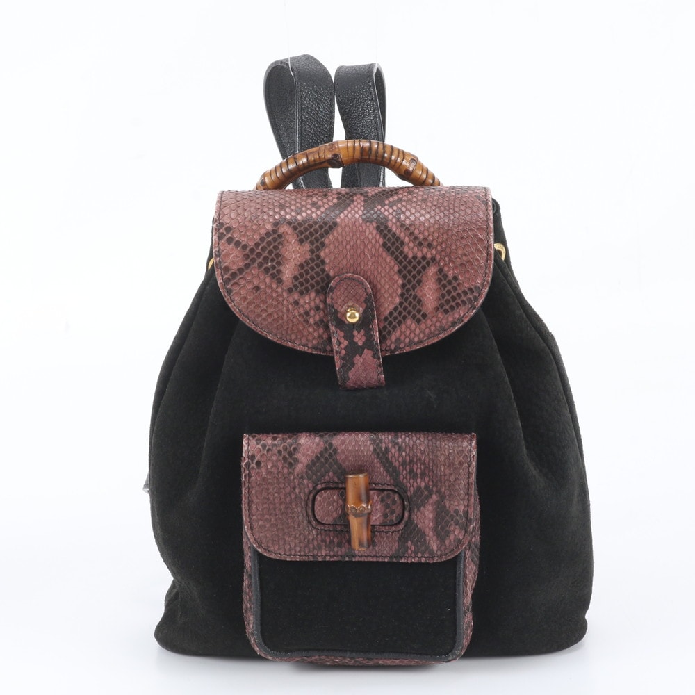 ■美品 グッチ バンブー 003 0030 リュックサック
