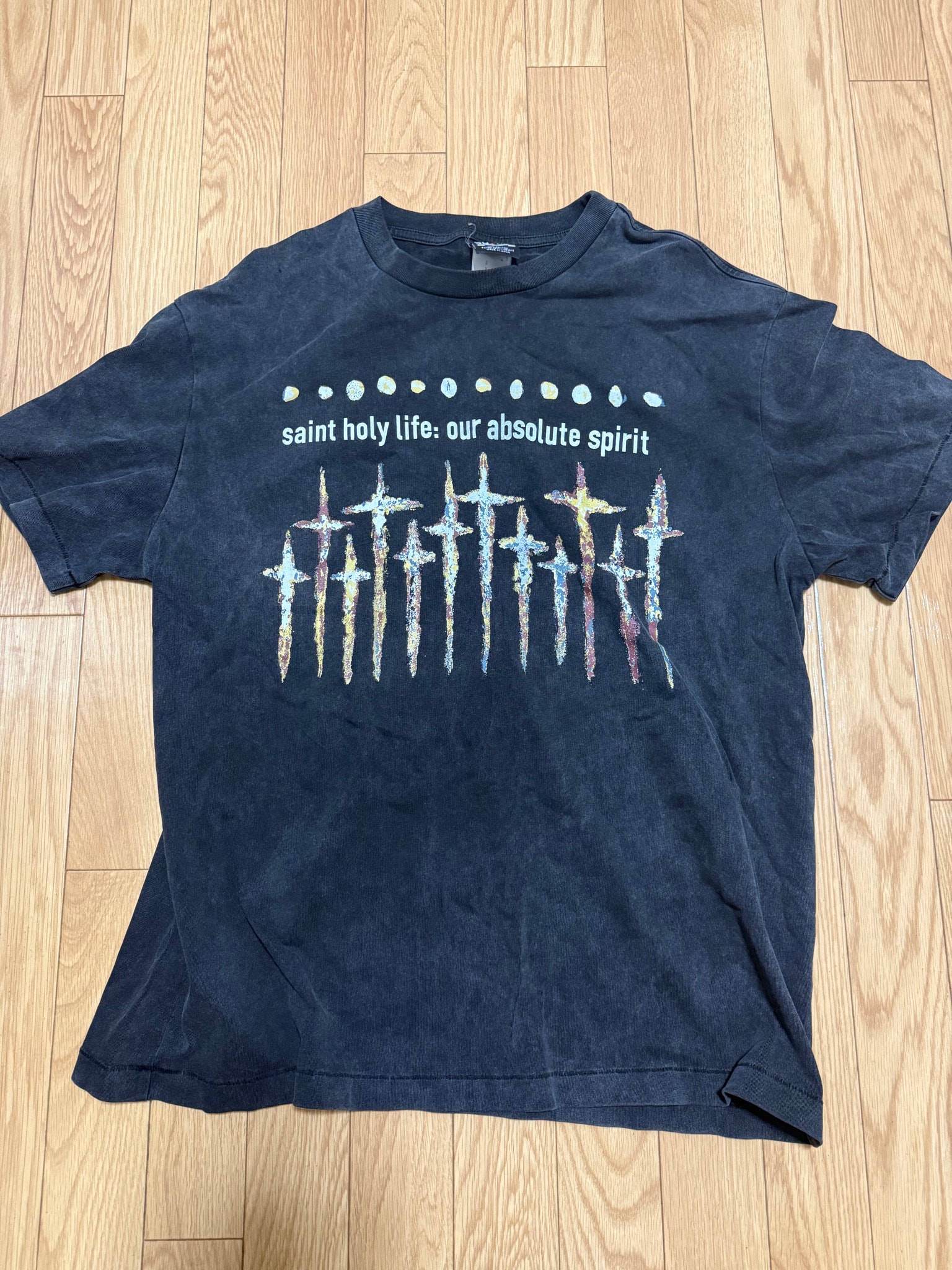SAINT Mxxxxxx x FORSOMEONE FS_SS T-Shirt/God "Black"