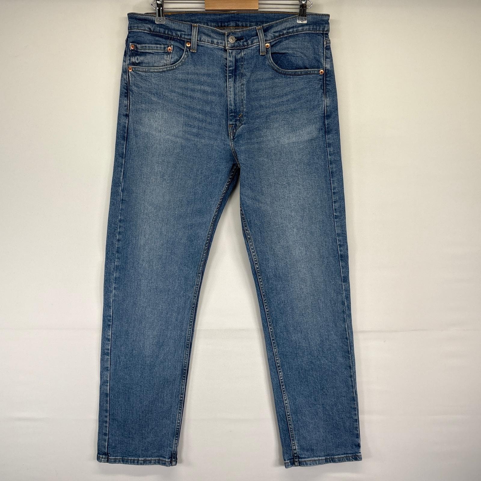 古着 リーバイス Levi's デニムパンツ 505 ストレート ジーンズ ジーパン 長ズボン 5ポケット w36 L32 ブルー メンズ