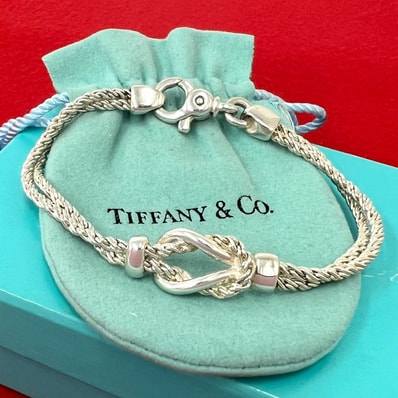 TIFFANY&Co. ティファニー ダブルロープ センターノット ブレスレット シルバー925 ブレスレット シルバー
41253