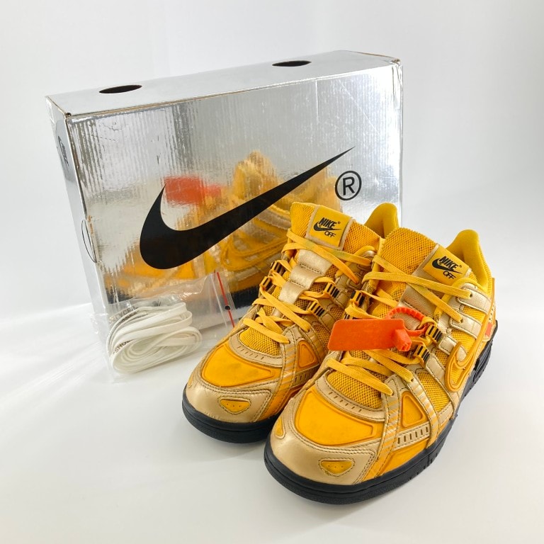 OFF-WHITE(オフホワイト) ×NIKE(ナイキ) エア ラバー ダンク #27 スニーカー CU6015-700  イエロー