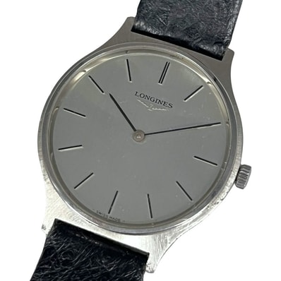 LONGINES ロンジン 17 手巻き メンズ 革ベルト社外 腕時計 C1238