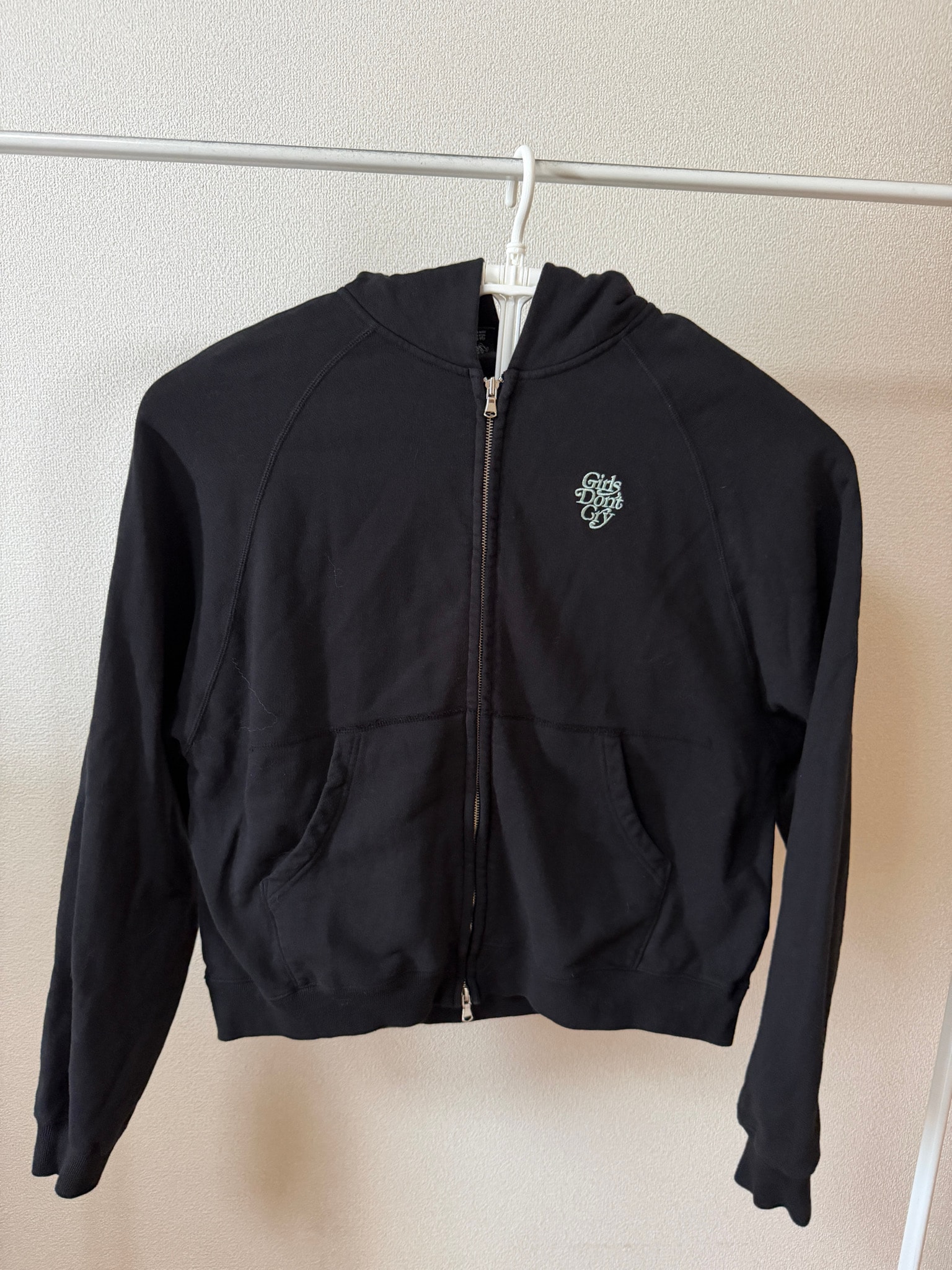 Girls Don't Cry Zip Sweat Hoodie "Black"