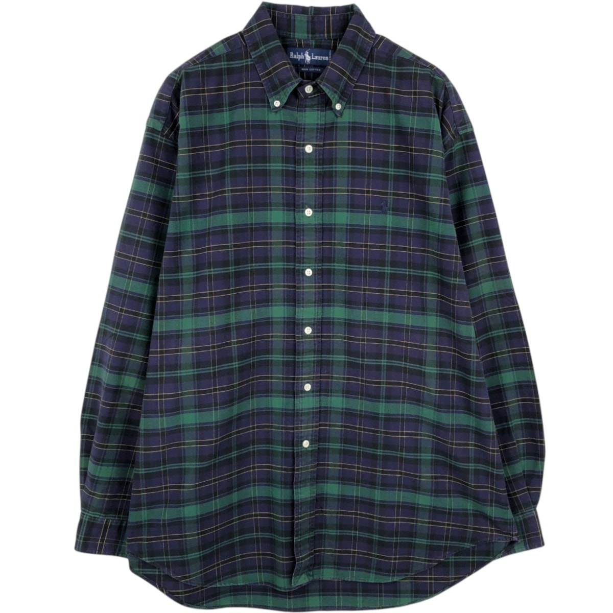 古着 ラルフローレン Ralph Lauren 長袖 ボタンダウンチェックシャツ メンズL相当/eaa677951