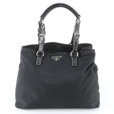 ■美品 プラダ テスート ナイロントライアングルロゴハンドバッグ