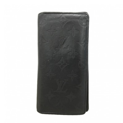 ★SALE【6fc4187】ルイヴィトン 長財布 モノグラム・シャドウ ポルトフォイユブラザ M62900 ブラック【中古】メンズ