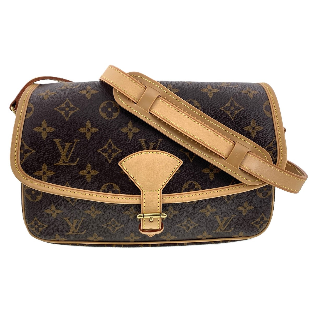 LOUIS VUITTON ルイ・ヴィトン ソローニュ ショルダーバッグ M42250 ブラウン  レディース【中古】