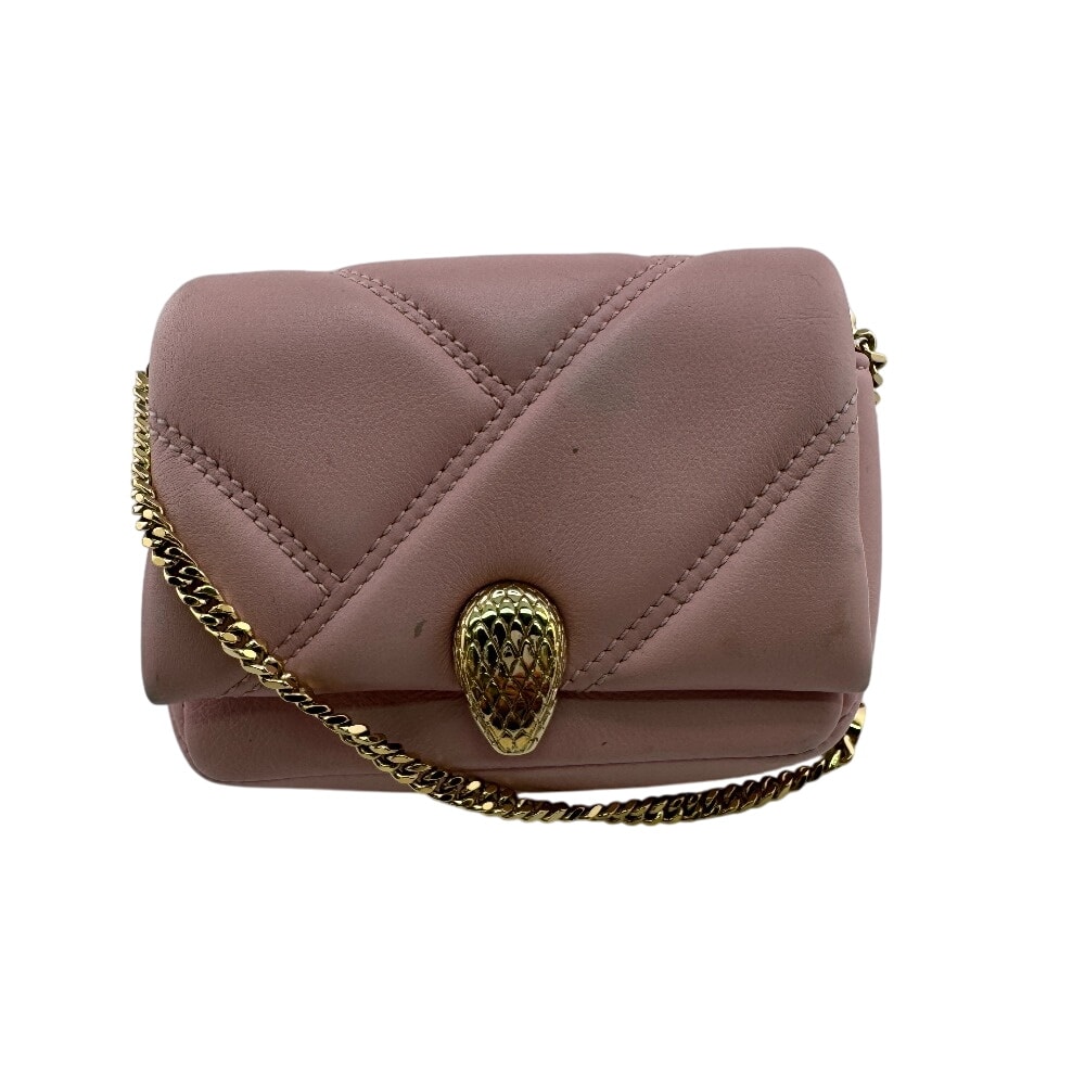 ブルガリ BVLGARI ショルダーバッグ セルペンティ カボション ピンク