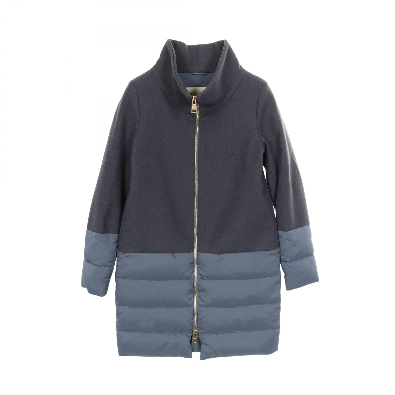 ヘルノ Herno ダウンジャケット 衣料品 アウター ウール ナイロン レディース パープル系 / ブルー系 【中古】