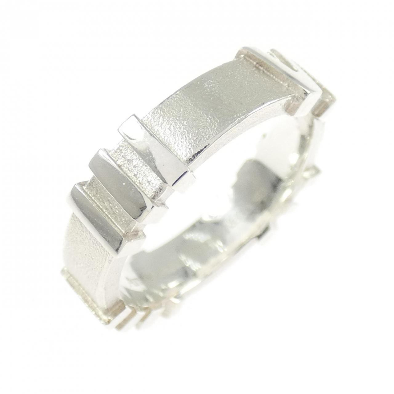 ティファニー アトラス ピンストライプ リング