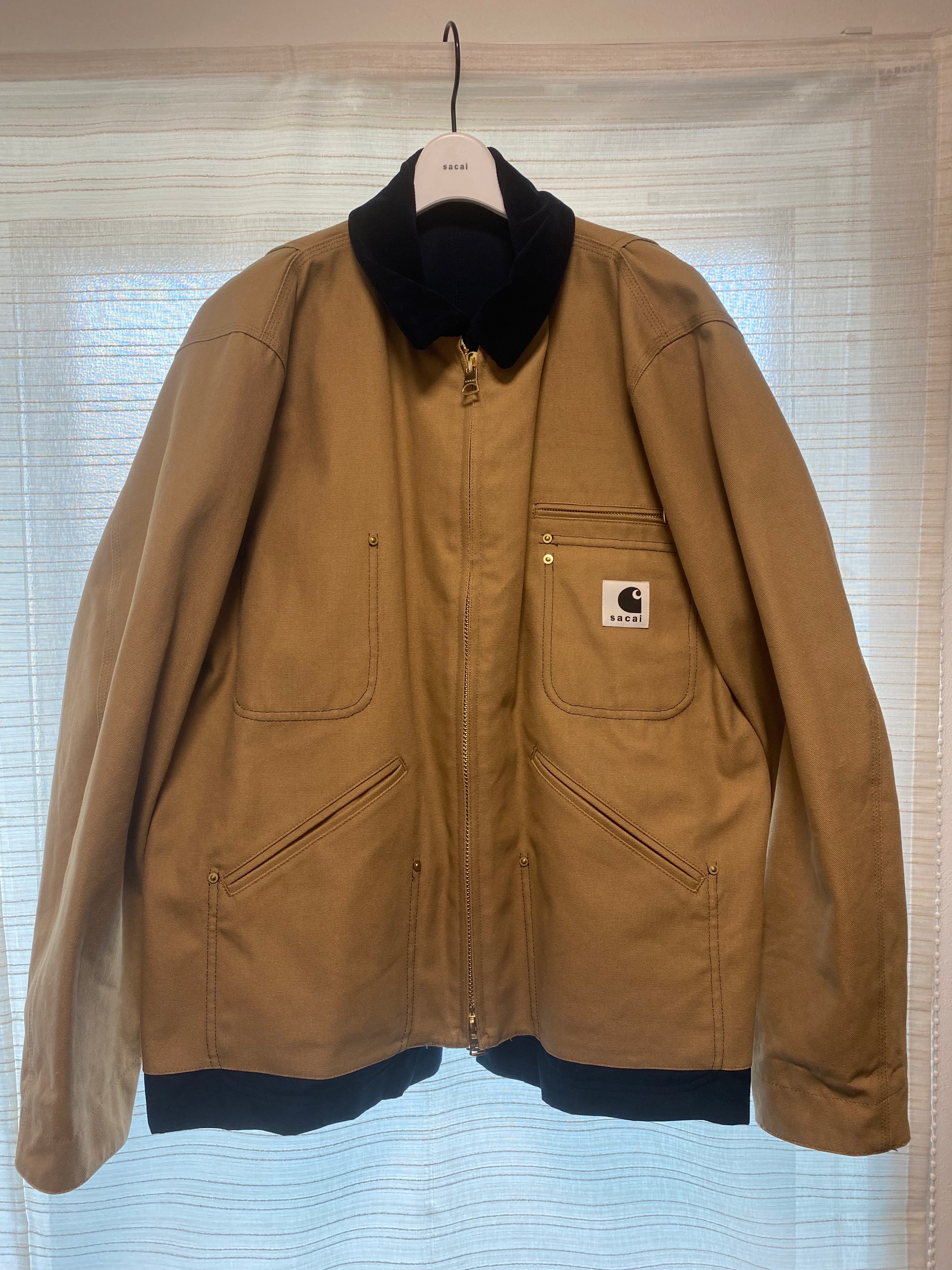 Carhartt WIP × sacai Reversible Duck Jacket "BeigexNavy" 24-03391M