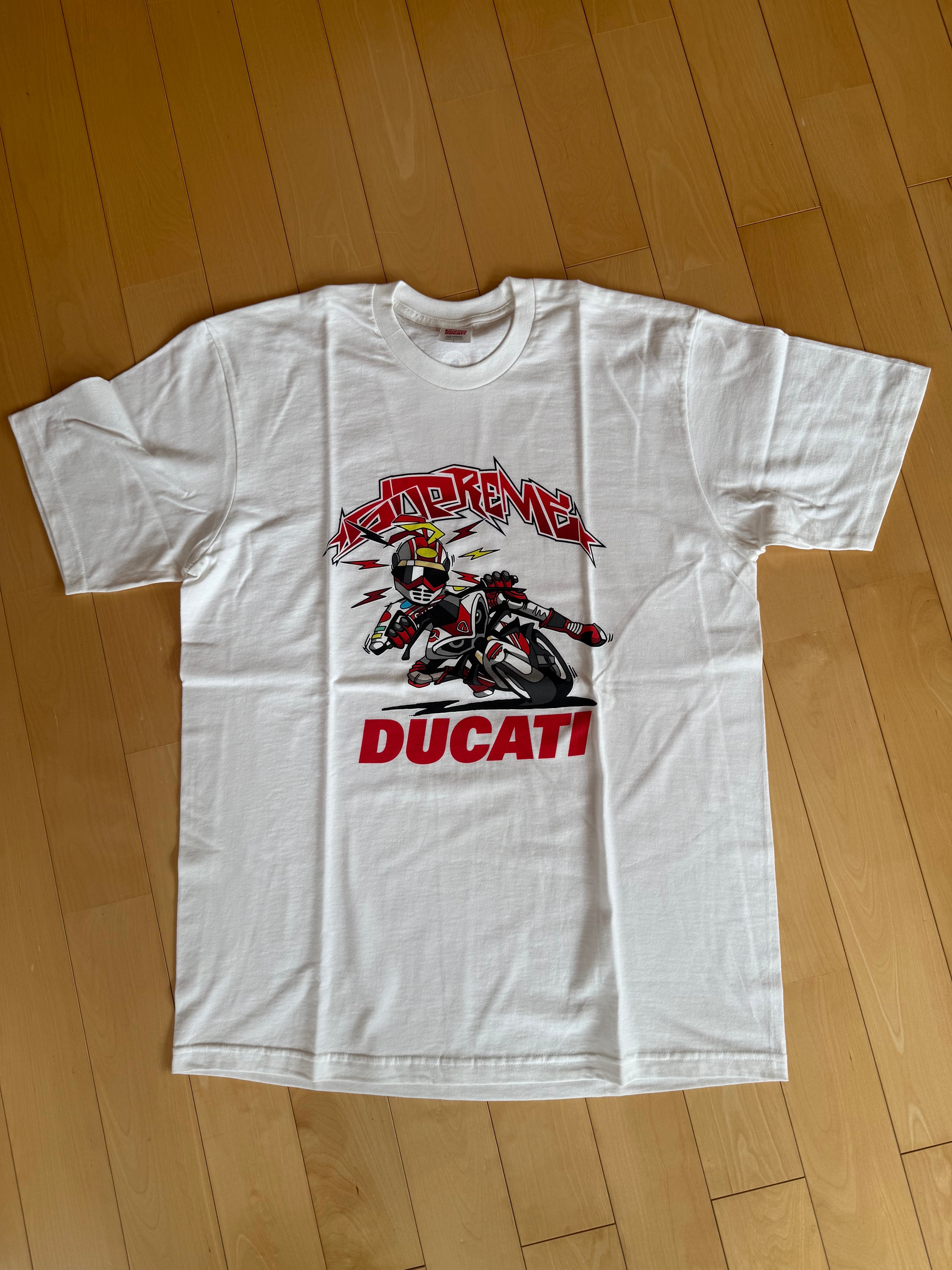 Supreme x Ducati Bike Tee "White"