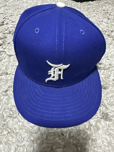 NEW ERA FEAR OF GOD ESSENTIALS 59FIFTY WORLD SERIES F LOGO "Dark Royal"