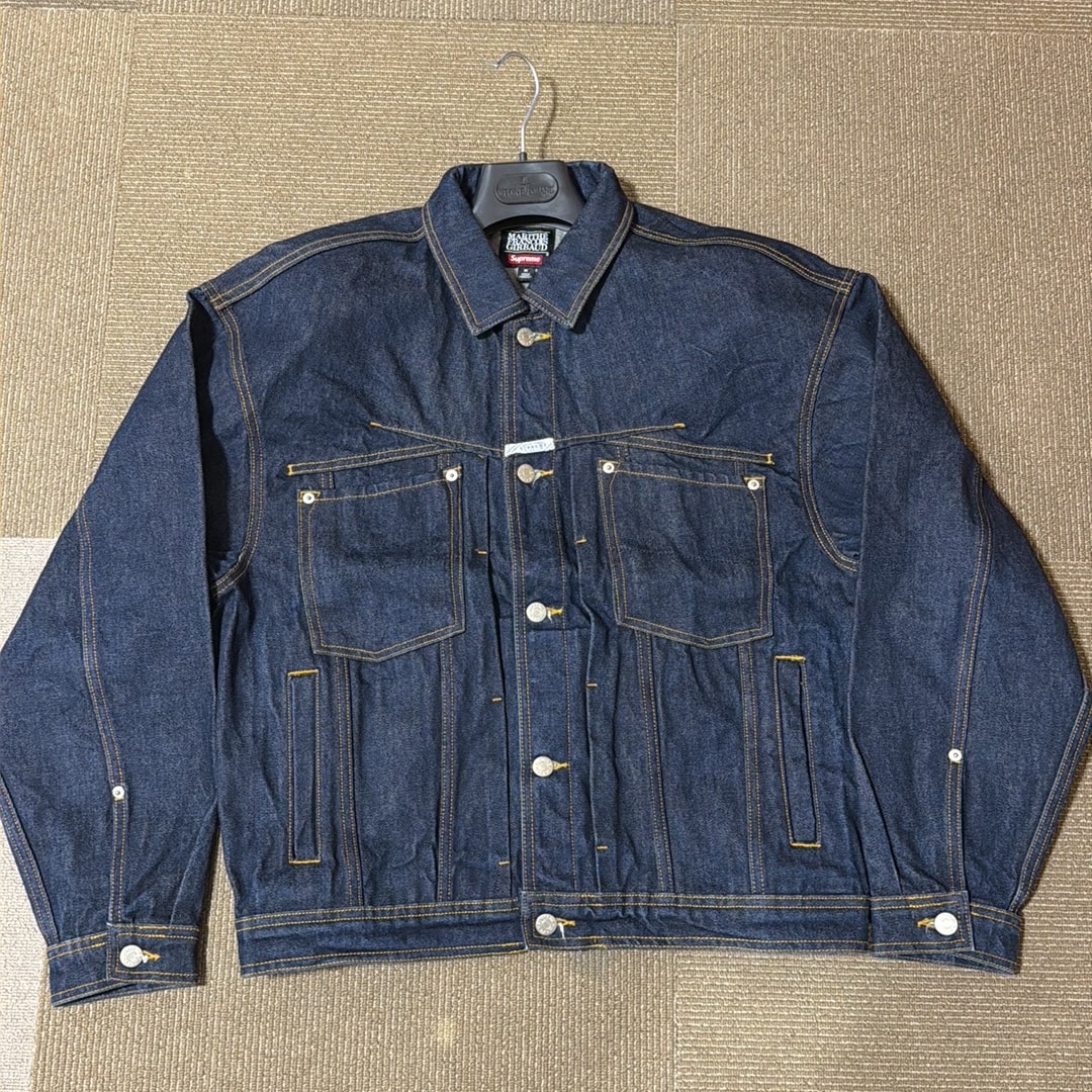 Supreme x Marithe + Francois Girbaud X-Seam Denim Trucker Jacket "Rigid Indigo"