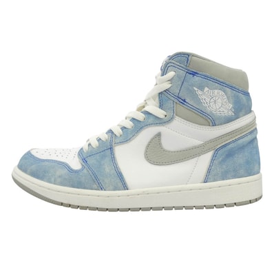 NIKE ナイキ 555088-402 【フェイクバスターズ鑑定済】 Air Jordan 1 High OG Hyper Royal エアジョーダン1 ハイ OG ハイパーロイヤル ハイカットスニーカー ホワイト系 ライトブルー系 28.5cm【中古】