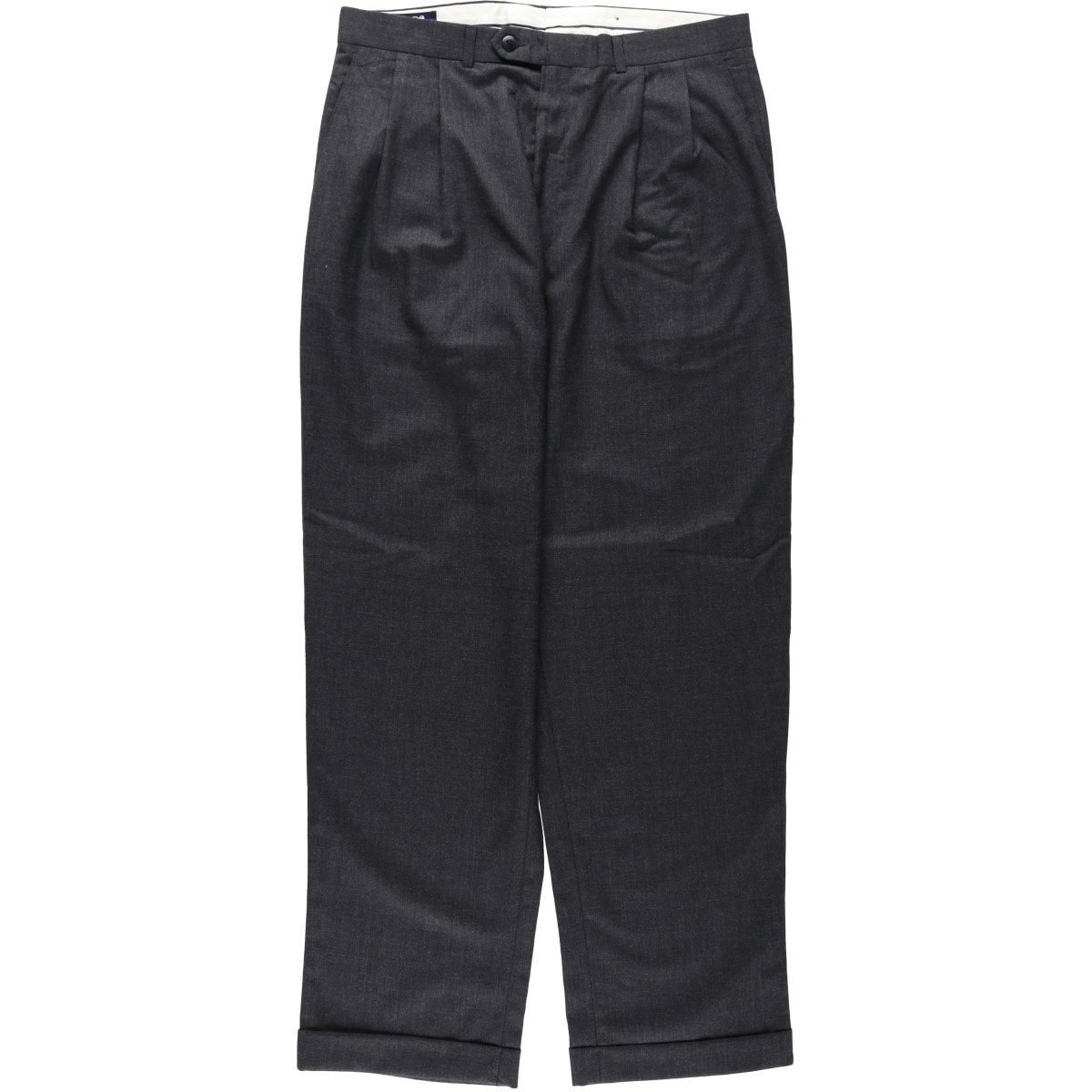 古着 ラルフローレン Ralph Lauren CHAPS チャップス ツータック ウールパンツ スラックス カナダ製 メンズw34相当/eaa622825
