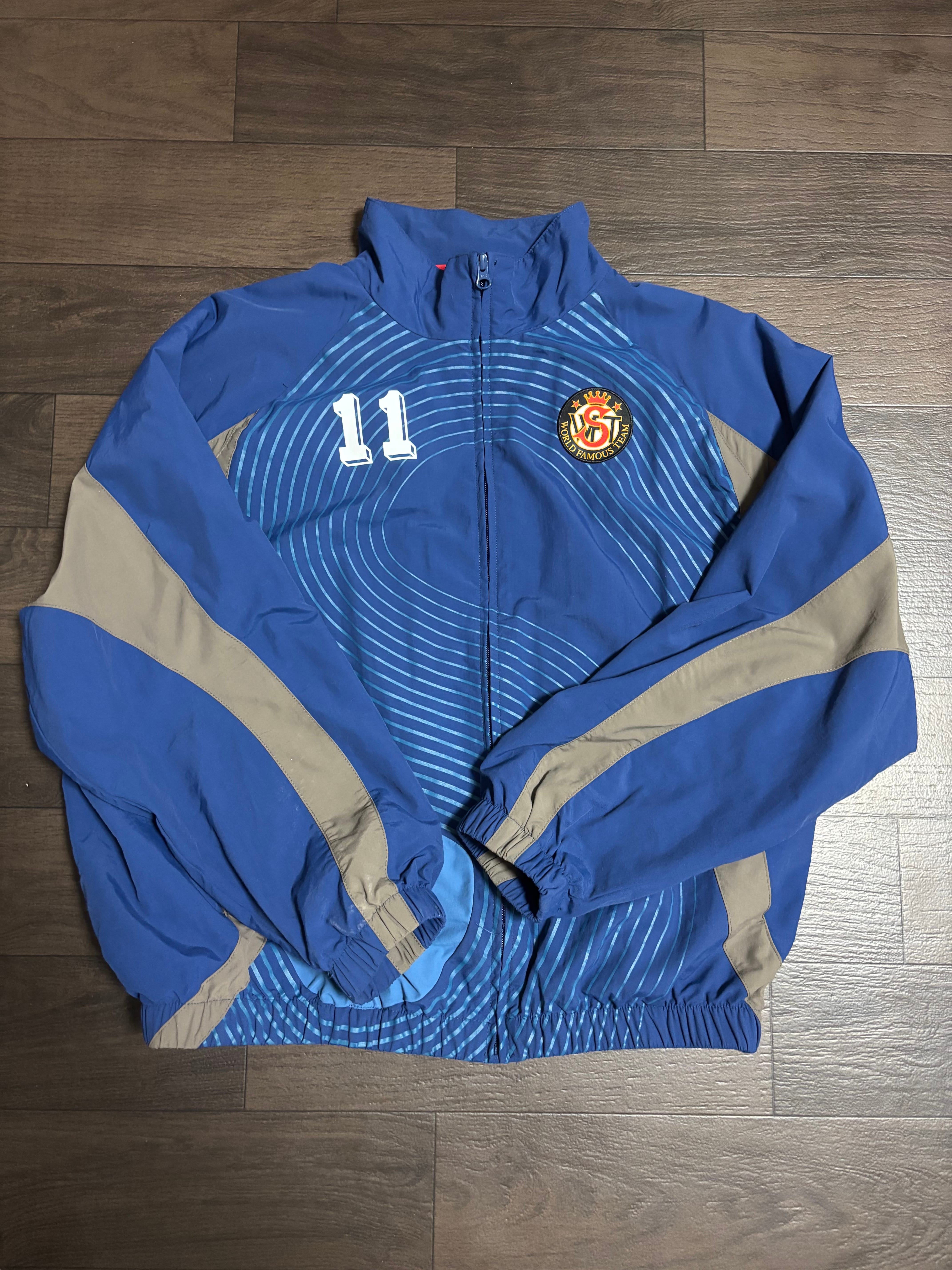 Supreme S Logo Track Jacket "Navy"