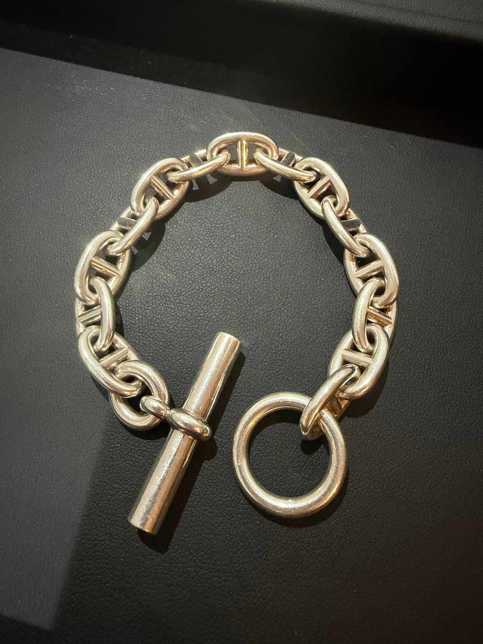 Hermes Chaine D'ancre MM Bracelet "Silver"
